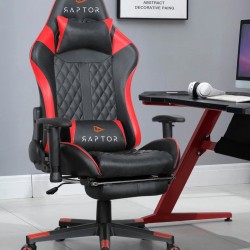 Καρέκλα Gaming Raptor Spectre-Kokkino