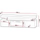 Έπιπλο τηλεόρασης Glossa 2D 190 plus-Leuko Gualistero