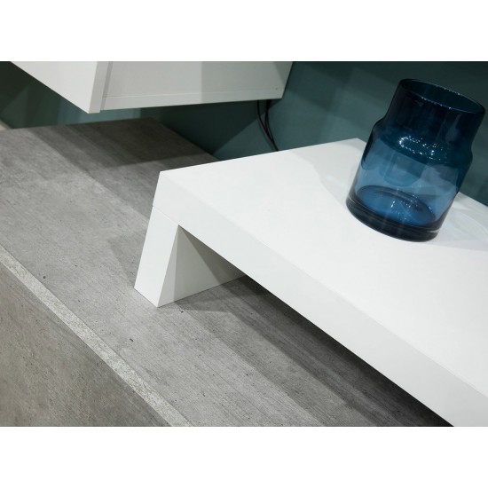 Σύνθεση σαλονιού Bron-Γκρι - Λευκό