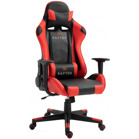 Καρέκλα Gaming Raptor Alyx-Kokkino