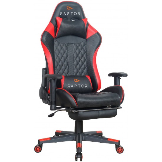 Καρέκλα Gaming Raptor Spectre-Kokkino