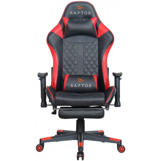 Καρέκλα Gaming Raptor Spectre-Kokkino