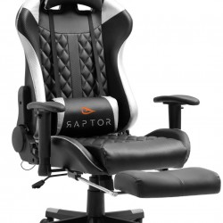 Καρέκλα Gaming Raptor Spectre-Leuko