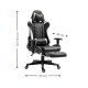 Καρέκλα Gaming Raptor Spectre-Leuko