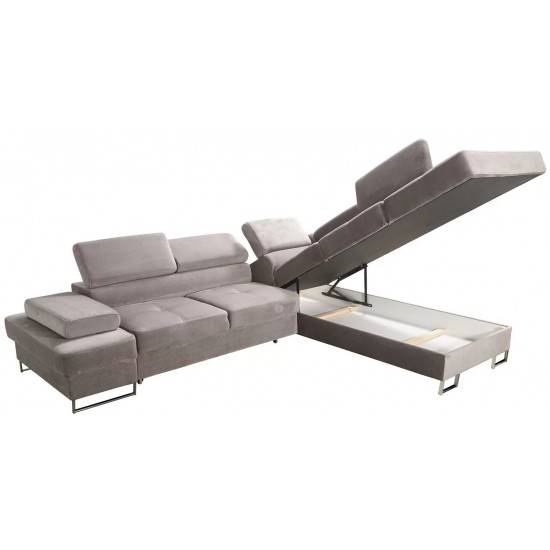 Γωνιακός καναπές Gelito-Ekrou-Δεξιά