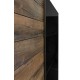 Ντουλάπα Συρόμενη Kappa-220 x 61 x 210 εκ.-Καρυδί - Μαύρο