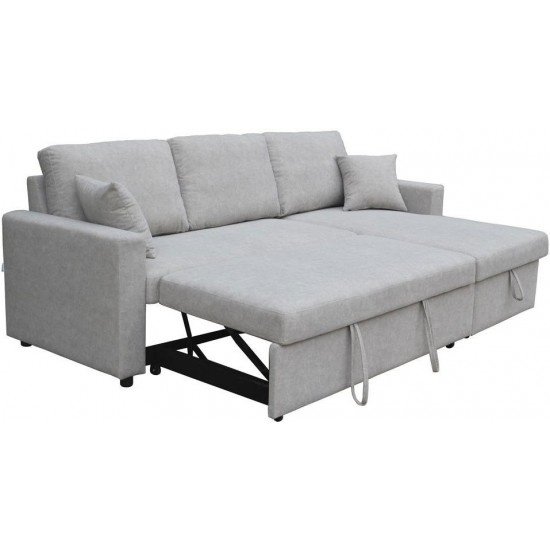 Γωνιακός καναπές Vancouver-Gkri Anoixto