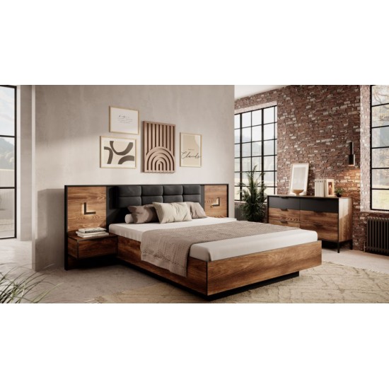 Σετ 2 κομοδίνα Milton