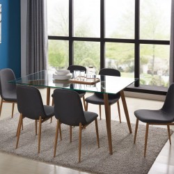 Τραπέζι Fiorino Glass