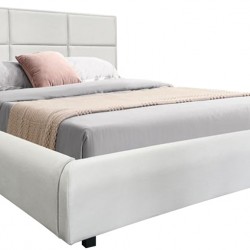 Επενδυμένο κρεβάτι Karen-Gkri Anoixto