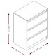 Συρταριέρα Juniper 3S-Leuko