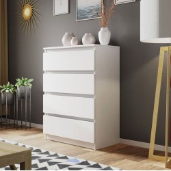 Συρταριέρα Juniper 4S-Leuko