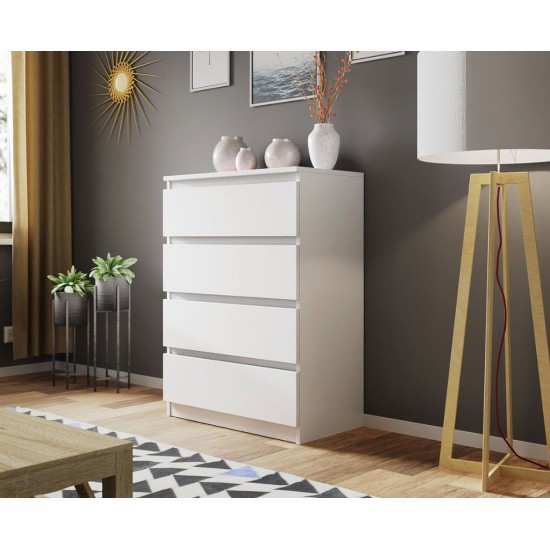 Συρταριέρα Juniper 4S-Leuko