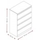 Συρταριέρα Juniper 4S-Leuko