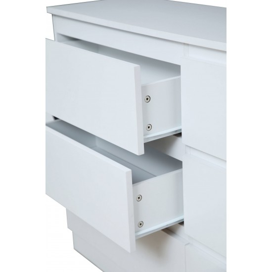 Συρταριέρα Juniper 6S-Leuko
