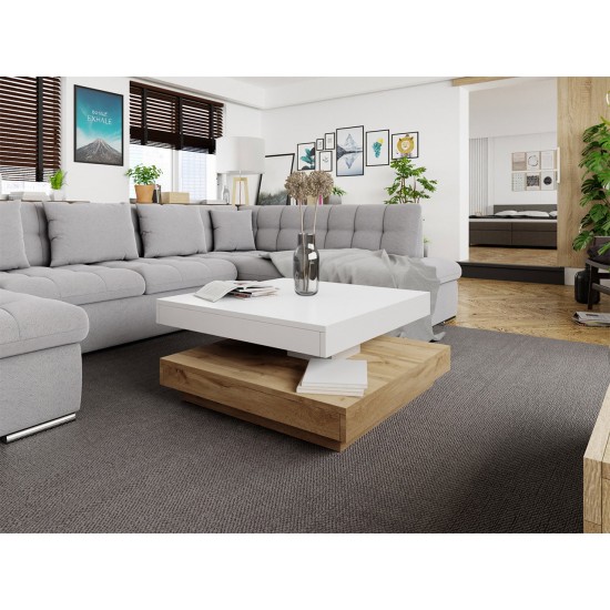 Τραπεζάκι σαλονιού Nenani-Leuko Fusiko