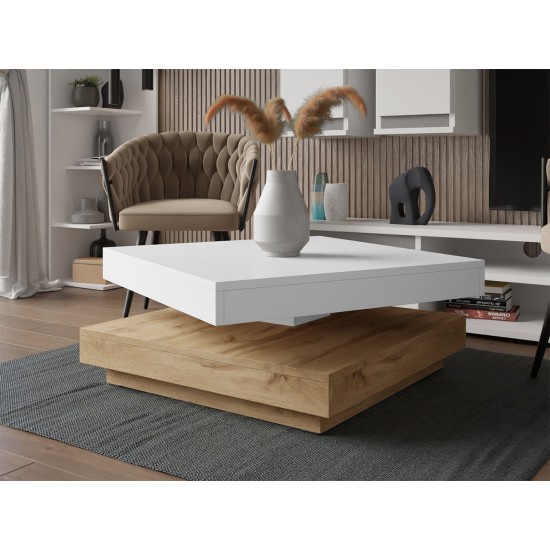 Τραπεζάκι σαλονιού Nenani-Leuko Fusiko