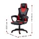 Καρέκλα Gaming Raptor Ace-Kokkino