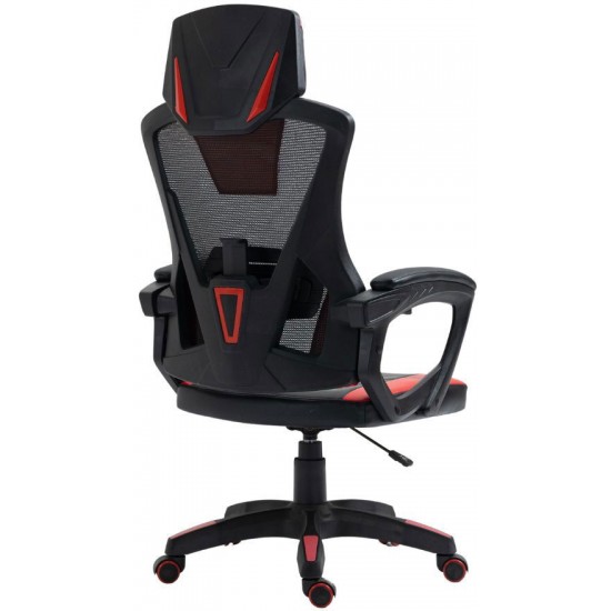 Καρέκλα Gaming Raptor Ace-Kokkino