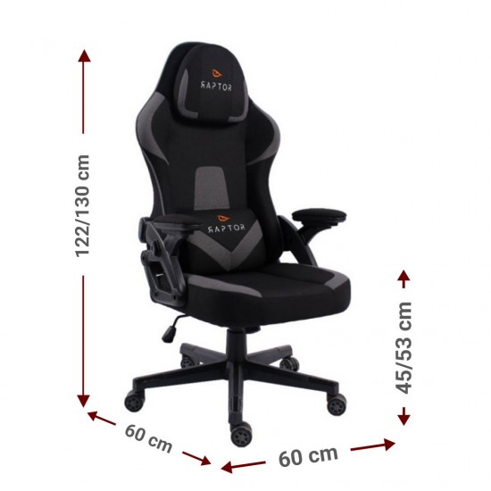 Καρέκλα Gaming Raptor Fury-Gkri