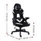 Καρέκλα Gaming Raptor Fury-Leuko