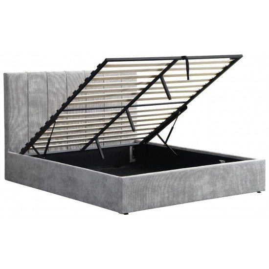Επενδυμένο κρεβάτι Denzel-Gkri-160x200-Lift-Storage