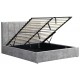 Επενδυμένο κρεβάτι Denzel-Gkri-160x200-Lift-Storage