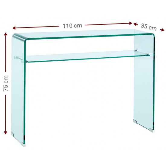 Κονσόλα Crystal Shelf