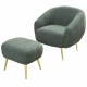 Σετ πολυθρόνας Fuzzy-Kuparissi