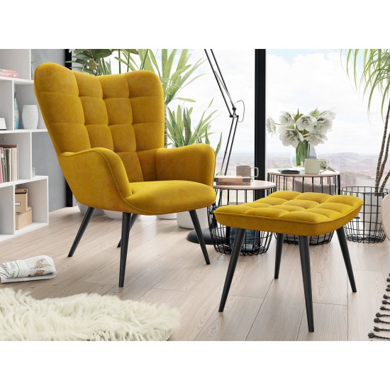 Σετ πολυθρόνας Gunar-Moustardi