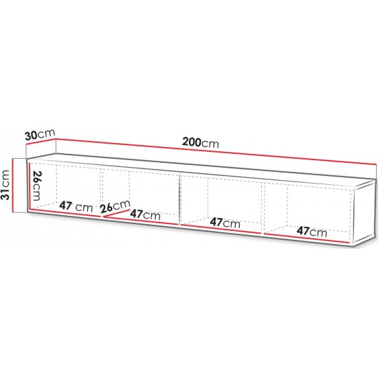 Έπιπλο τηλεόρασης Capital -Mauro