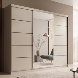 Ντουλάπα Galadriel 250 συρόμενη-Cashmere
