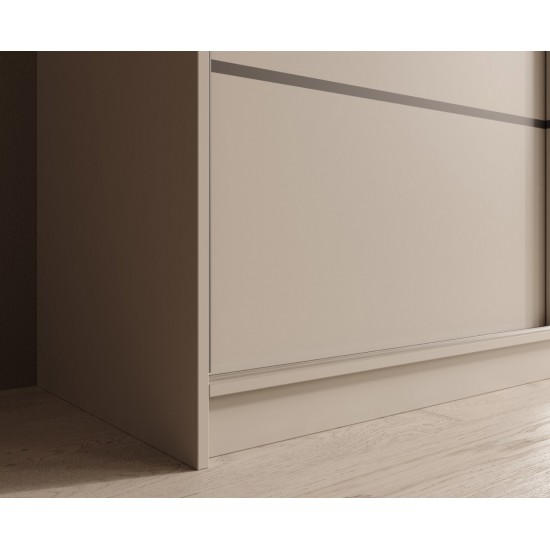 Ντουλάπα Galadriel 250 συρόμενη-Cashmere