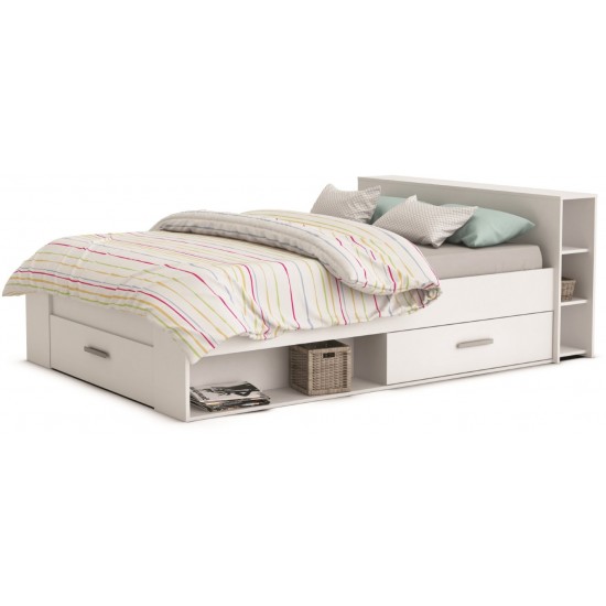 Κρεβάτι Robin-Λευκό-160 x 200