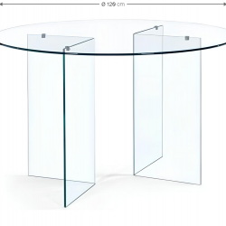 Τραπέζι Crystal Round