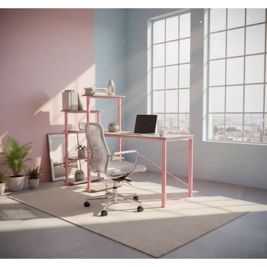 Γραφείο Dynamic με βιβλιοθήκη