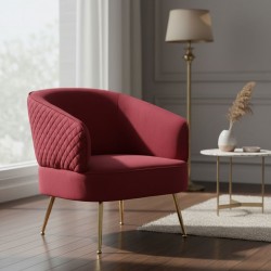 Πολυθρόνα Vyragosa-Kokkino