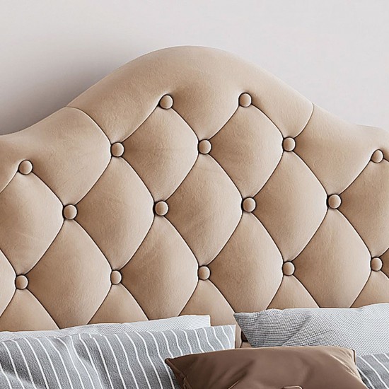 Επενδυμένο κρεβάτι Desora-Mpez