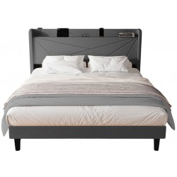 Επενδυμένο κρεβάτι Ambrey-Gkri