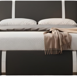 Επενδυμένο κρεβάτι Aelina-Mauro