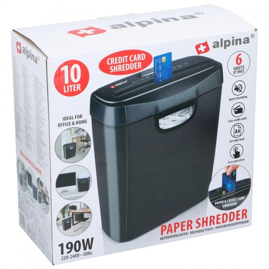 Καταστροφέας Εγγράφων 10L 190W ALPINA