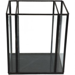 Κηροπήγιο ArteLibre Μαύρο Μέταλλο 18x13x21cm