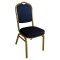 Καρέκλα Catering ArteLibre AUREVIA Μπλε/Χρυσό Ύφασμα/Μέταλλο 57x40x93cm