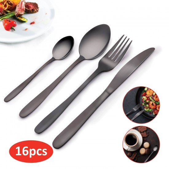 Σετ Μαχαιροπίρουνα 16Τμχ Μαύρο ALPINA