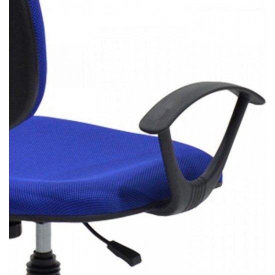 Καρέκλα Γραφείου ArteLibre ΔΑΦΝΗ Μπλε Ύφασμα 55x48x82-94cm