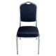 Καρέκλα Catering ArteLibre AUREVIA Μπλε/Ασημί Ύφασμα/Μέταλλο 57x40x93cm