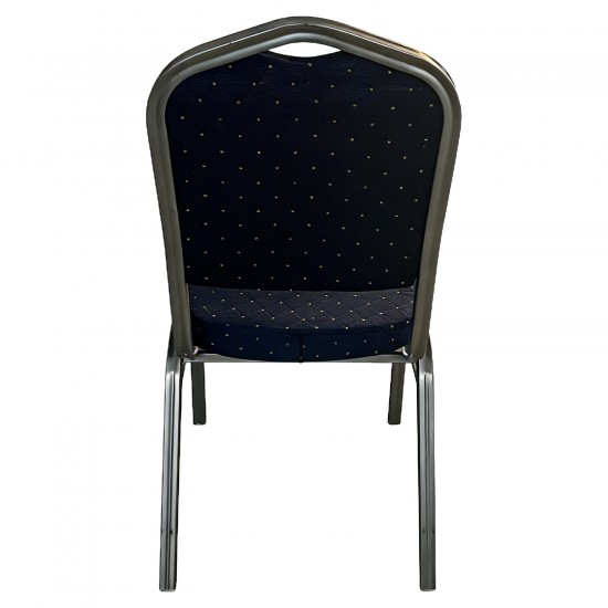 Καρέκλα Catering ArteLibre AUREVIA Μπλε/Ασημί Ύφασμα/Μέταλλο 57x40x93cm