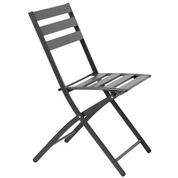 Καρέκλα Πτυσσόμενη ArteLibre ARIES Μαύρο Μέταλλο 45x58x81cm