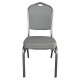 Καρέκλα Catering ArteLibre AUREVIA Γκρι/Ασημί Ύφασμα/Μέταλλο 57x40x93cm