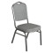 Καρέκλα Catering ArteLibre AUREVIA Γκρι/Ασημί Ύφασμα/Μέταλλο 57x40x93cm